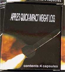 Apple's quick-impact weight loss packaging