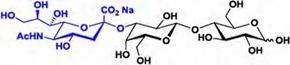 structure of 3'-Sialyllactose sodium