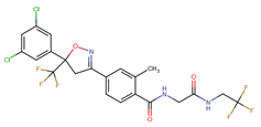 chemical structure of Fluralaner