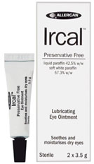 Ircal 2 x 3.5 g ointment container and packaging