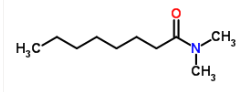 chemical structure of N,N-dimethyloctanamide