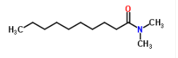 chemical structure of N,N-dimethyldecanamide