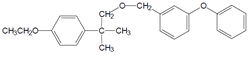 chemical structure of etofenprox