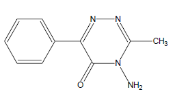 chemical structure of metamitron