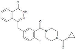 Structure of olaparib