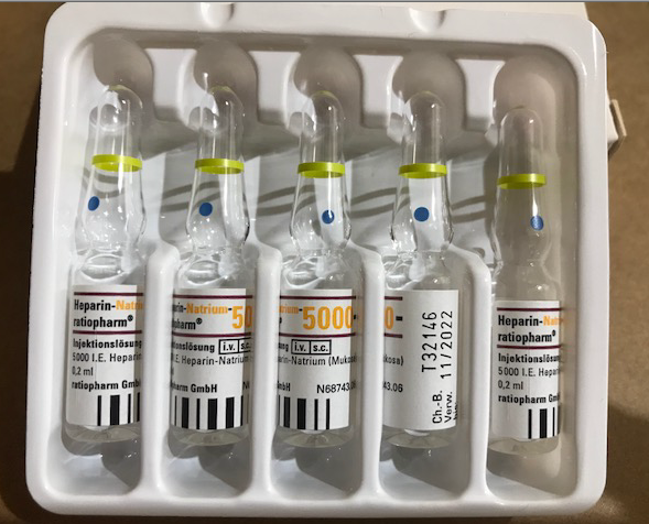 (Approval Lapsed) Heparin Natrium 5000 Ratiopharm (5000 IU/0.2mL ...