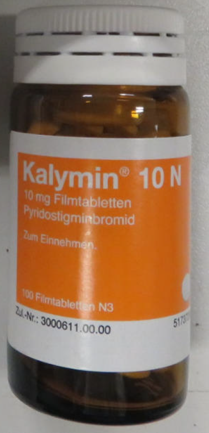 Picture of KALYMIN pyridostigmine bromide 10mg tablets