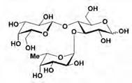 Picture of 3-Fucosyllactose molecular structure