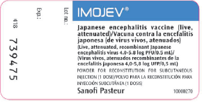 Picture of IMOJEV (International presentation) - vial labe