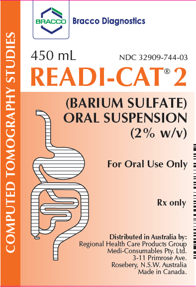 Picture of READI-CAT 2 barium sulfate 2% w/v  oral suspension 450mL (US)