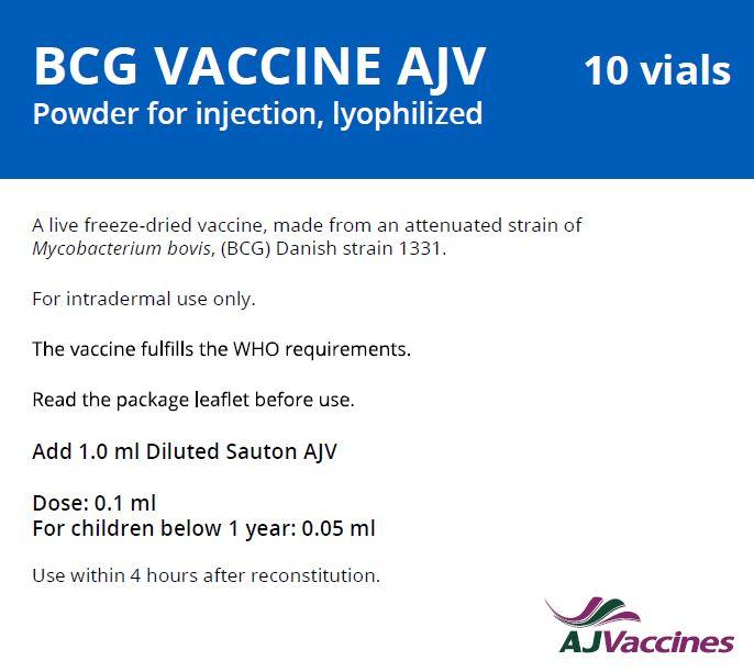 BCG Vaccine AJV Mycobacterium Bovis BCG Bacillus Calmette Guerin   Bcg Vaccine Ajv New Zealand Carton 