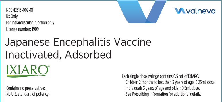 Picture of IXIARO Japanese encephalitis vaccine (inactivated, adsorbed) suspension for injection pre-filled syringe