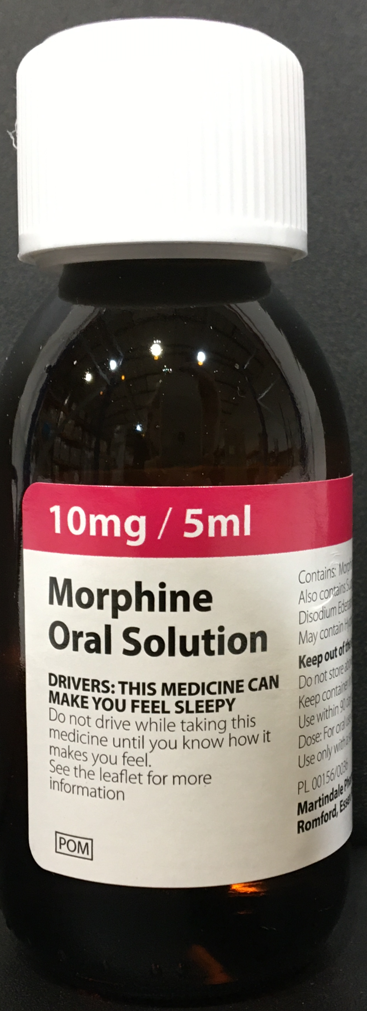 Morphine Sulfate 10mg/5mL Oral Solution (Martindale Pharma ...