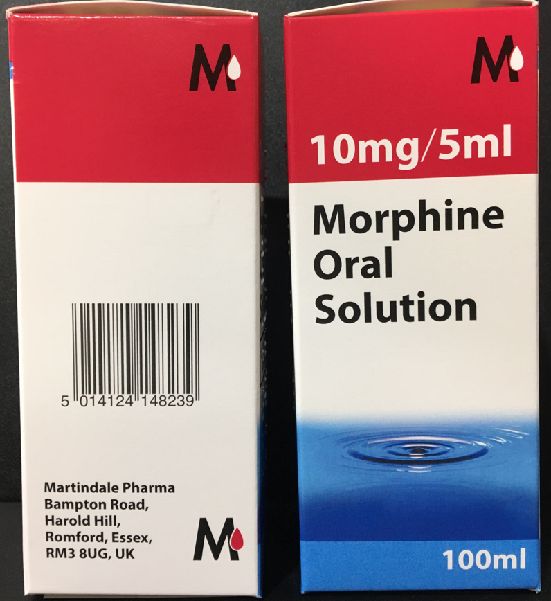 Morphine Sulfate 10mg/5mL Oral Solution (Martindale Pharma ...