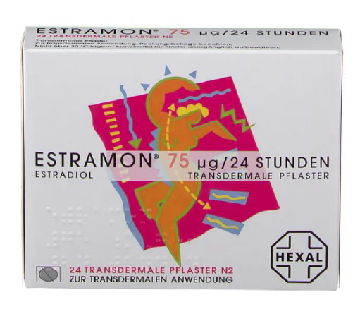 Picture of Estramon estradiol 75 microgram patch carton