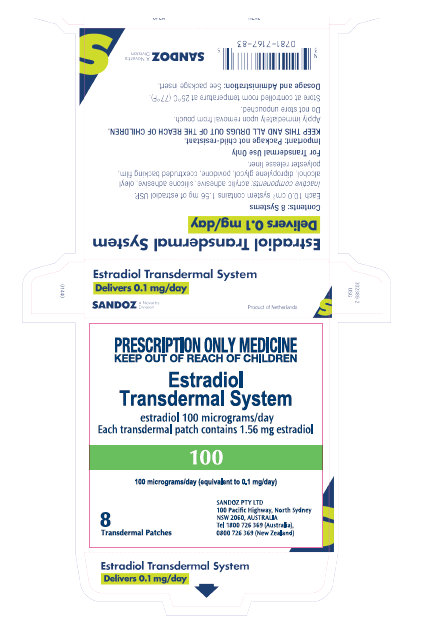 Picture of Estradiol Transdermal System 100mcg/day (0.1mg/day)