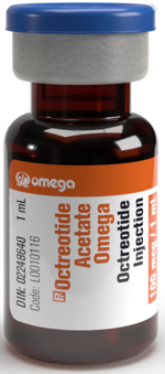 Picture of Octreotide Acetate Omega 100mcg/mL - vial