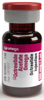 Picture of Octreotide Acetate Omega 500mcg/mL solution for injection