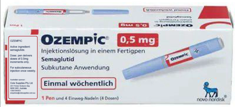 Picture of OZEMPIC semaglutide 0.5mg solution for injection pre-filled pen