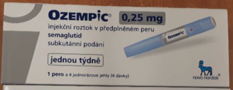 Picture of OZEMPIC semaglutide 0.25mg solution for injection pre-filled pen - carton