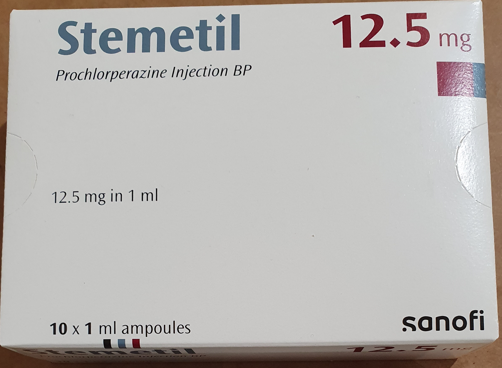 Picture of STEMETIL prochlorperazine 12.5 mg/mL