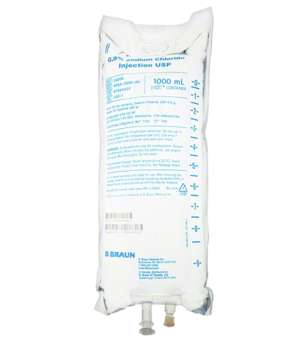 Picture of 0.9% Sodium Chloride Injection, USP in EXCEL 100mL - bag