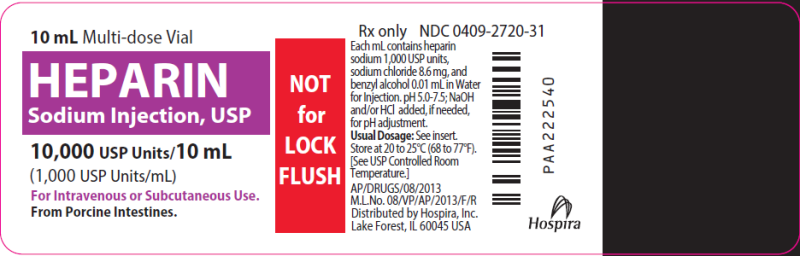 Picture of Heparin sodium injection 10000 units/10 mL 