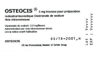 Picture of OSTEOCIS sodium oxidronate 3 mg kit for radiopharmaceutical preparation - vial