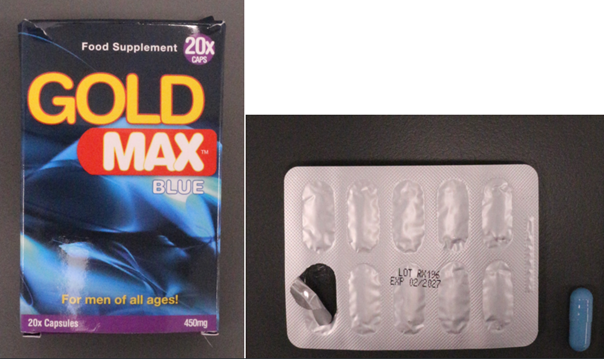 Gold Max Blue capsules