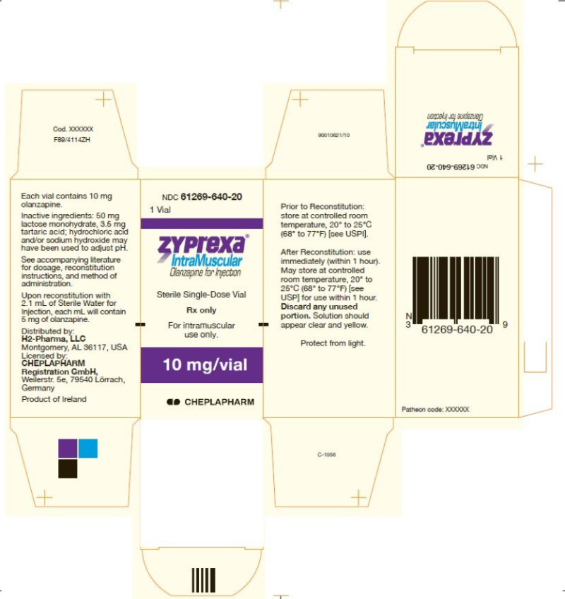 Picture of Zyprexa IM 10mg vial - carton